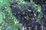 Huge, Azurite Crystal and Malachite Cluster - China #205164-6